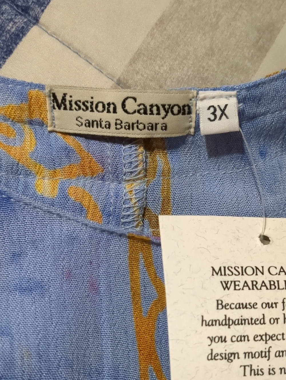 Mission Canyon Blue maxi dress Size 3XL NWT - Picture 8 of 11